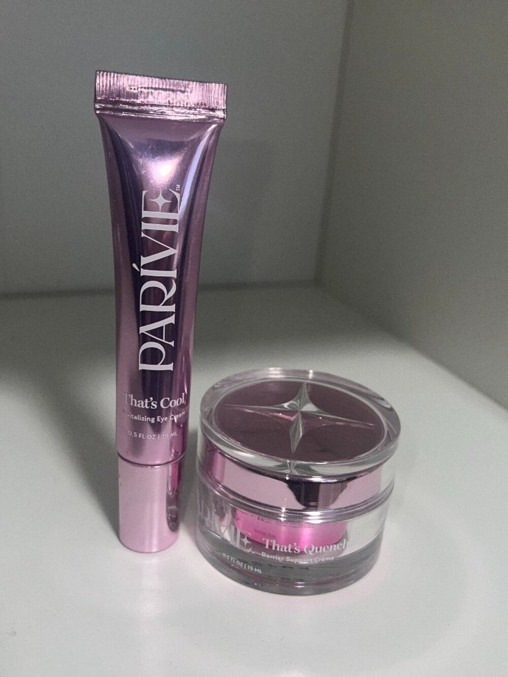 PARIVIE Eye Cream and Barrier Support Creme Set